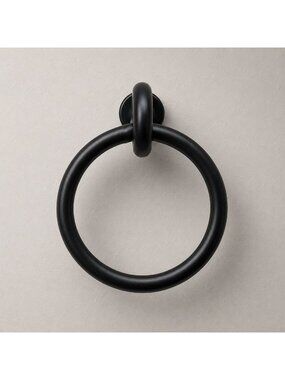 Lynn Cove Foundry Lag Mount Ring Pull Stainless Steel Black Hardware R200SS